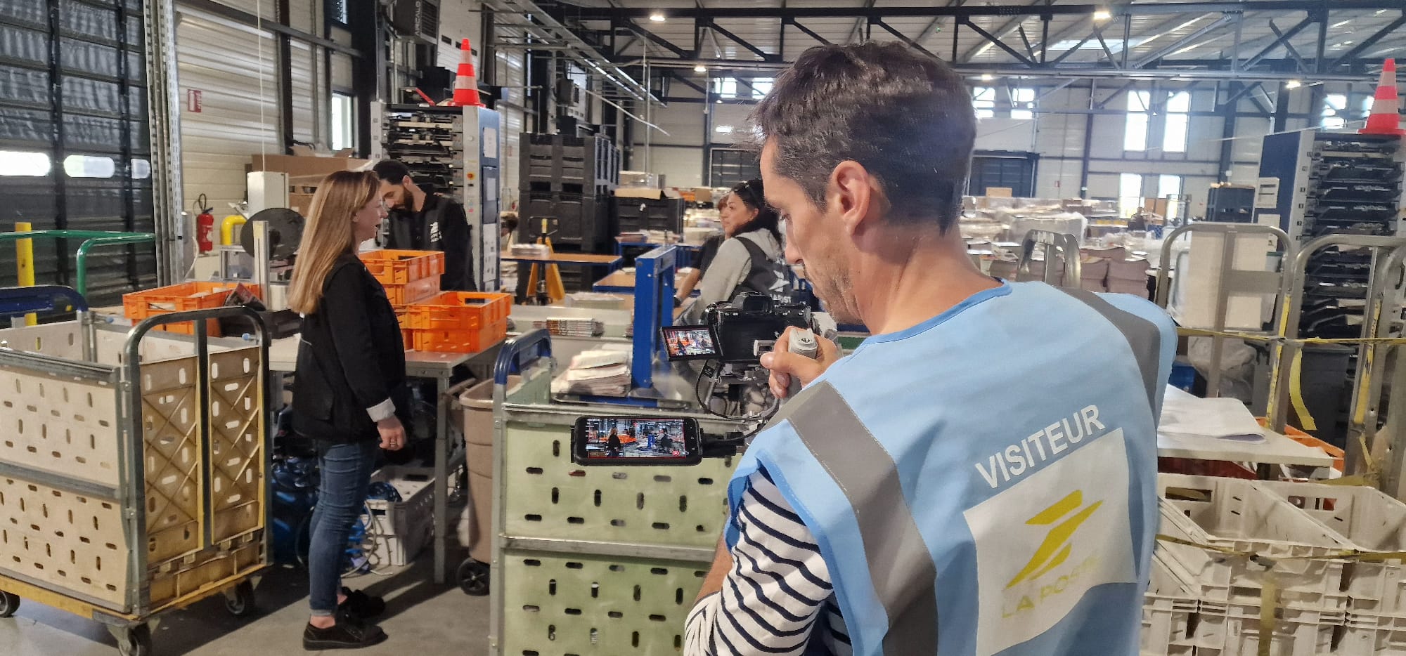 Immersion vidéo découverte métier recrutement formation orientation marque employeur distribution courrier